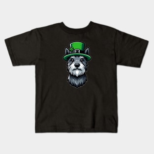 Luckiest Doggy Mama - St Patricks Day Kids T-Shirt